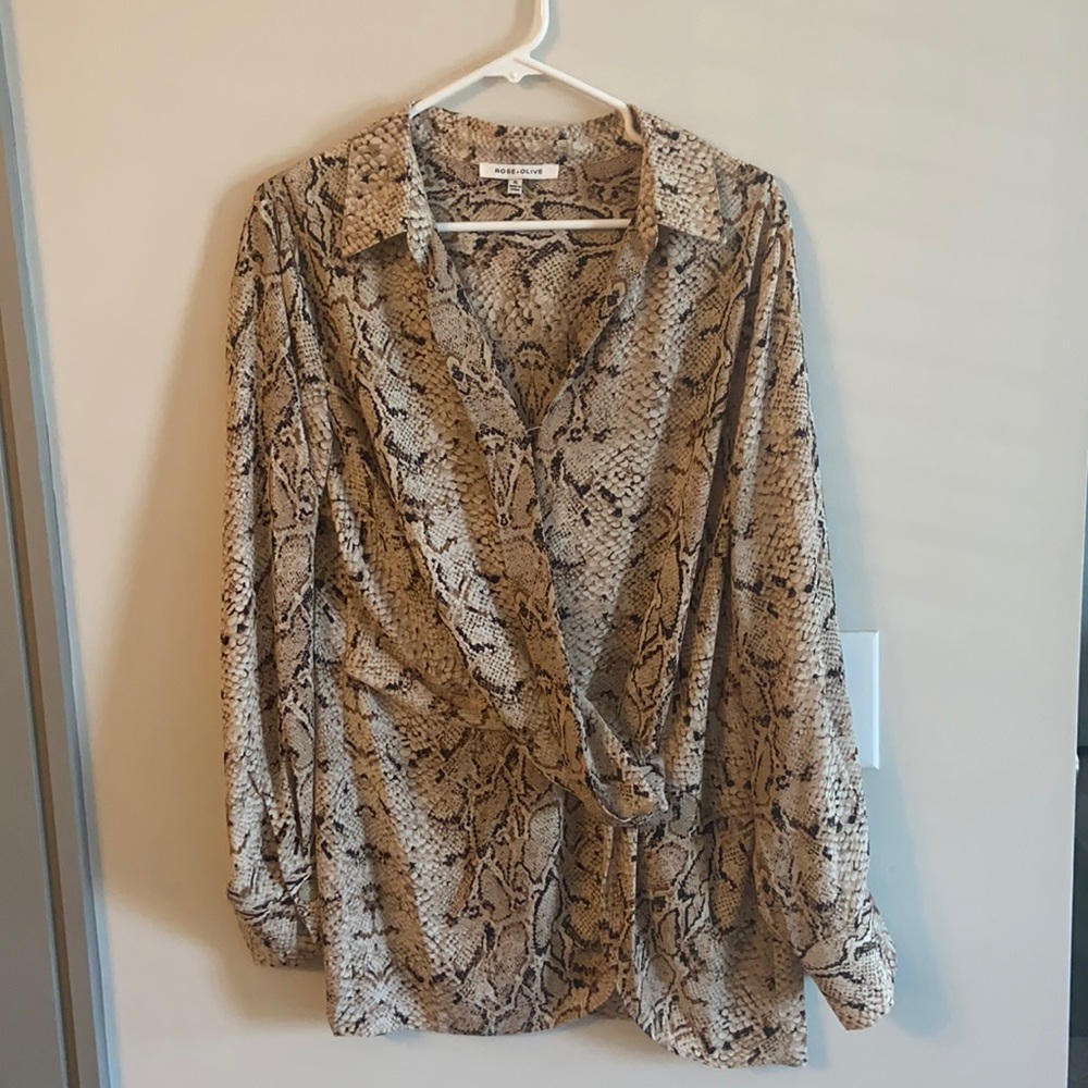 Snakeskin Blouse